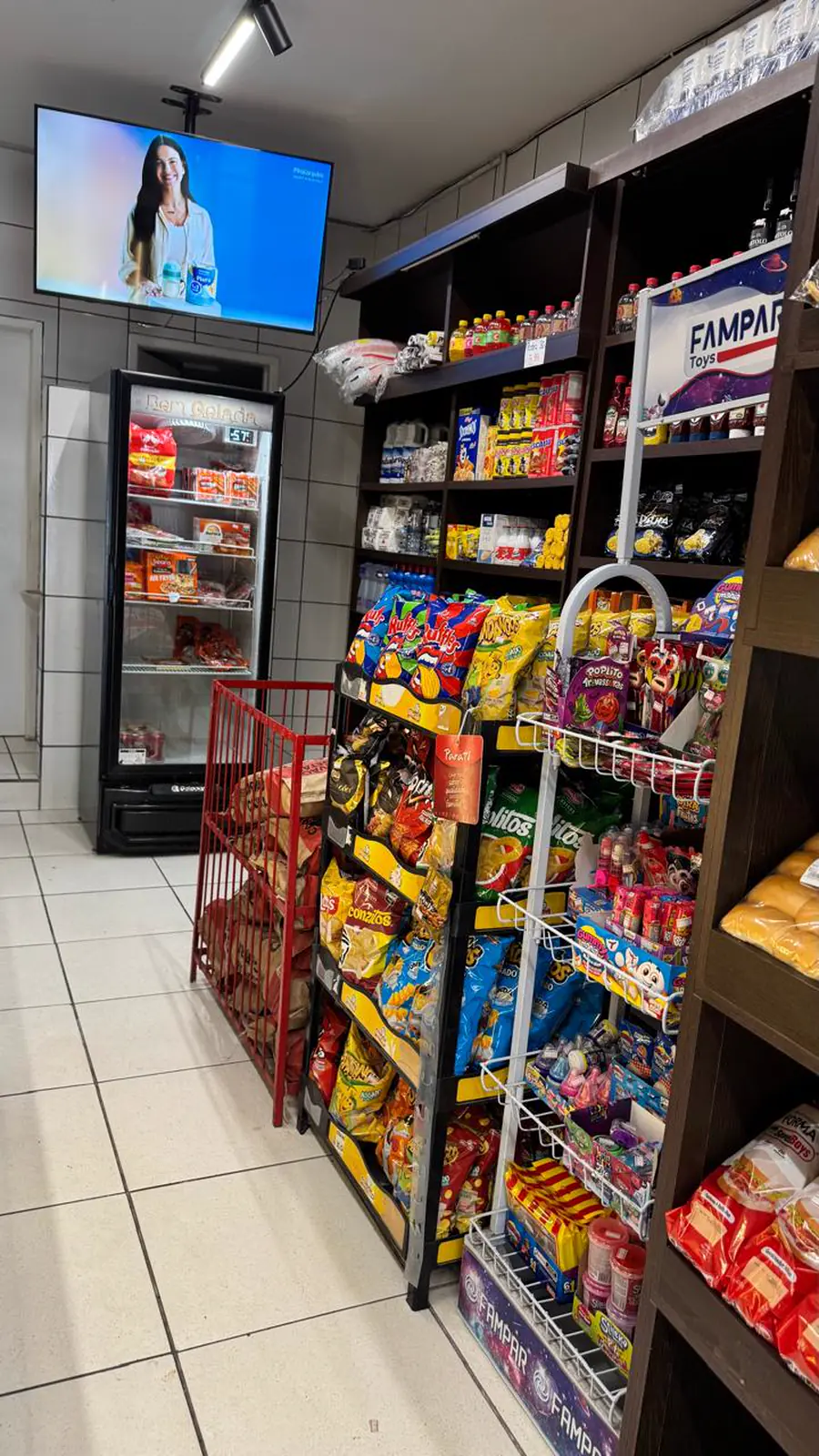 Mercearia na loja Artemis