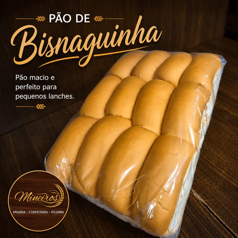 Pão de bisnaguinha