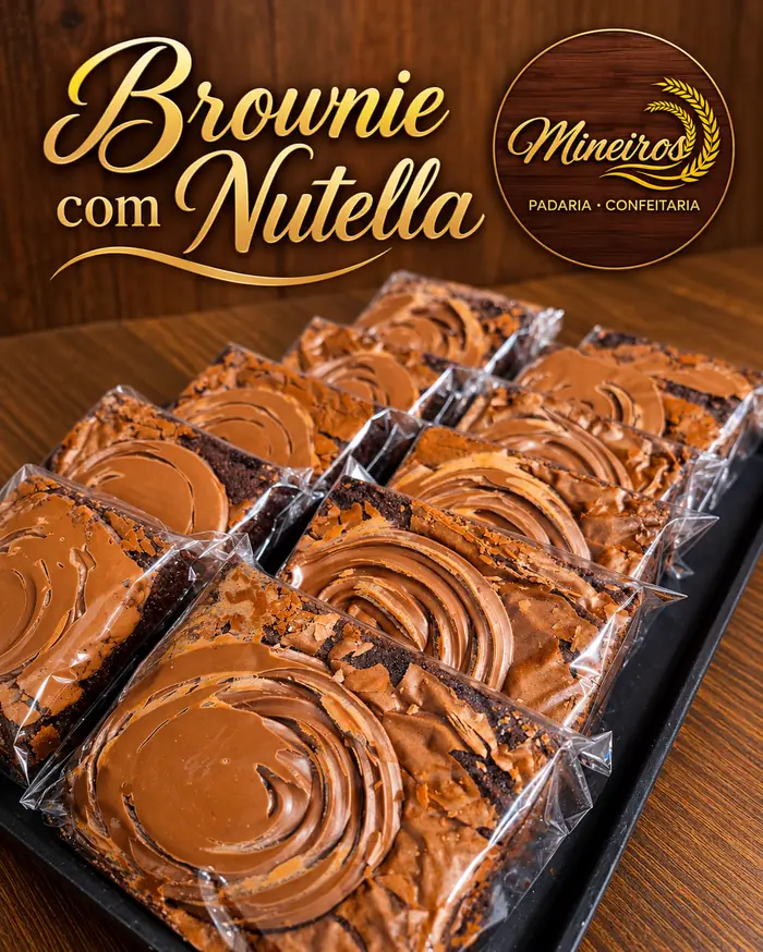 Brownie com Nutella