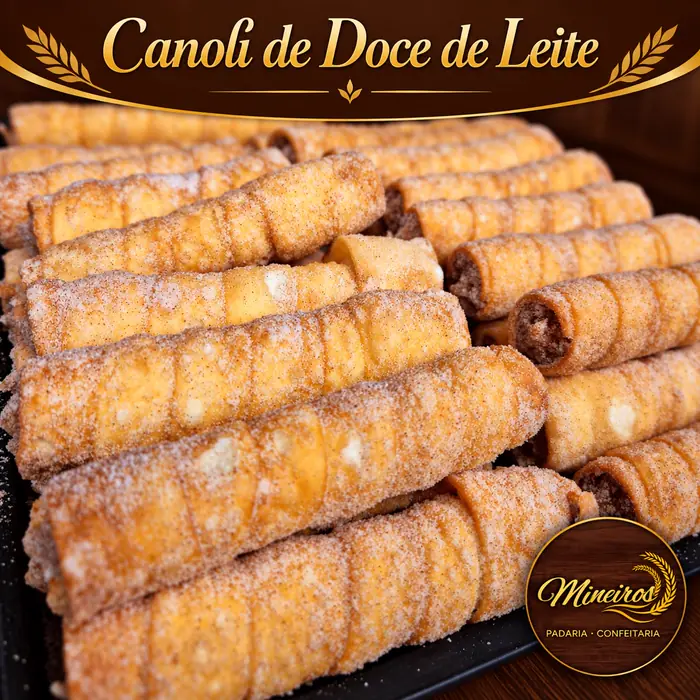 Canoli de doce de leite
