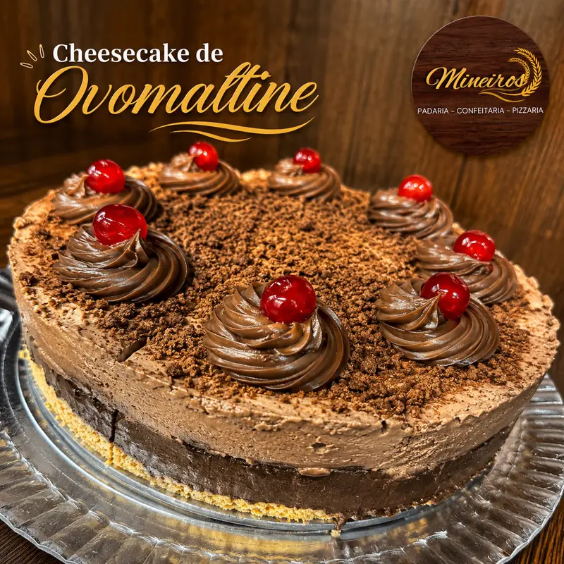 Cheesecake de Ovomaltine
