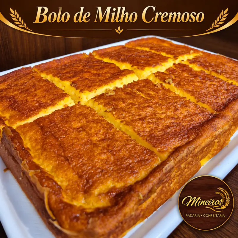 Bolo de milho cremoso