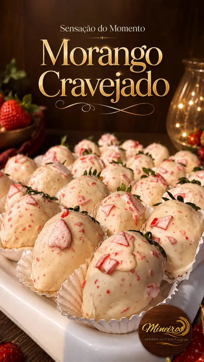 Morango cravejado
