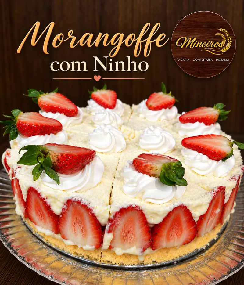 Morangoffe com Ninho